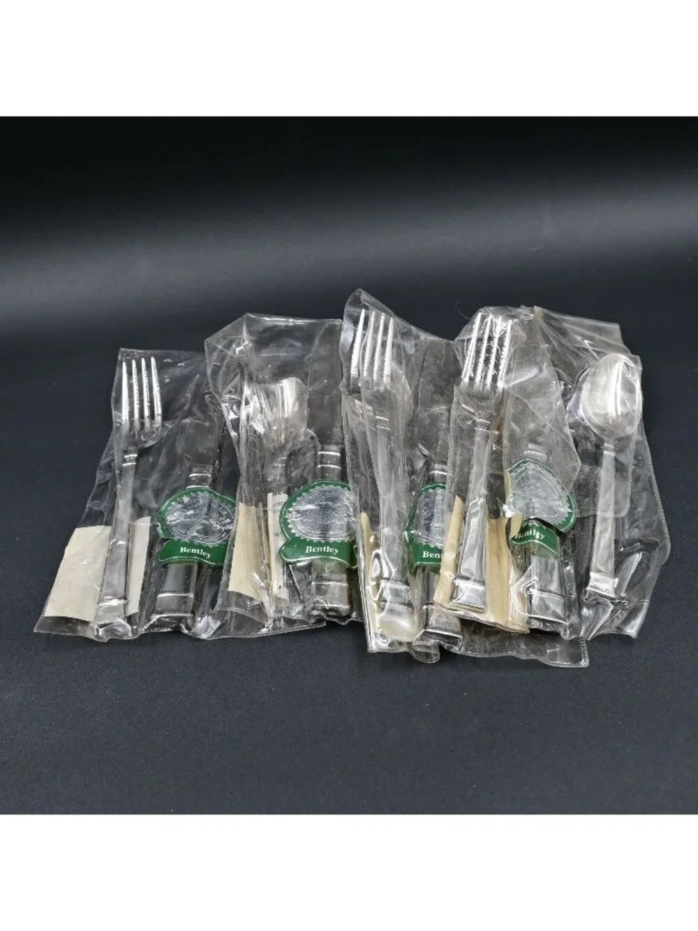 Heritage Mint Ltd. Bentley 18/10 Glossy Stainless Flatware Teaspoons Set Of 4